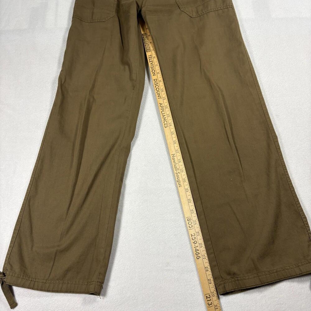 Supplies Womens Size 8 (29W) Brown Utility Pants Adjustable Hem Casual Cotton - Picture 2 of 9